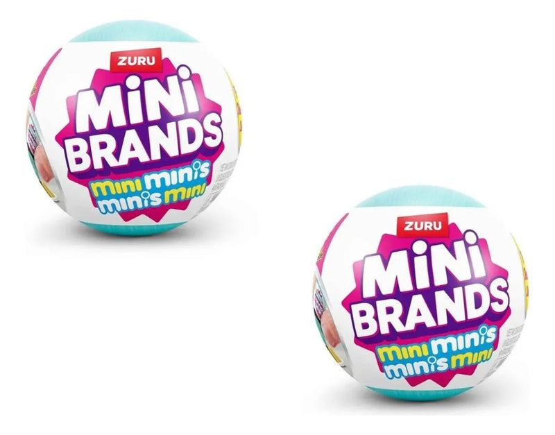 2 Cápsulas Surpresa ZURU Mini Brands Fill The Fridge — 12 Itens Colecionáveis